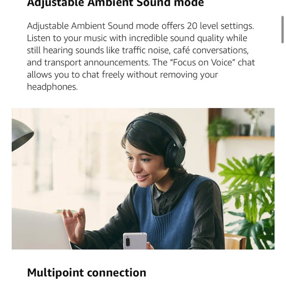 Sony noise cancelling headphones - Picture 7 of 8